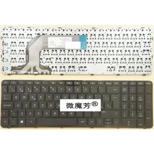 Spain Keyboard for HP Pavilion 17 17E 17N 17-N 17-E R68 AER68U00210 710407-001 720670-251 725365-251 SP Black with frame