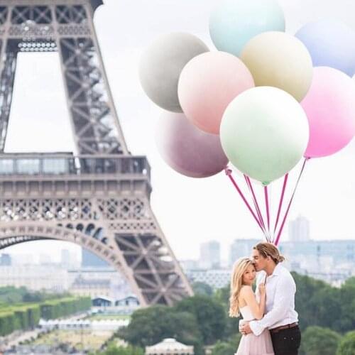 18 Inch Round Macaron Pastel Candy Latex Balloons Large Wedding Decoration Birthday Party Globos Arch Air Supplies Accessories