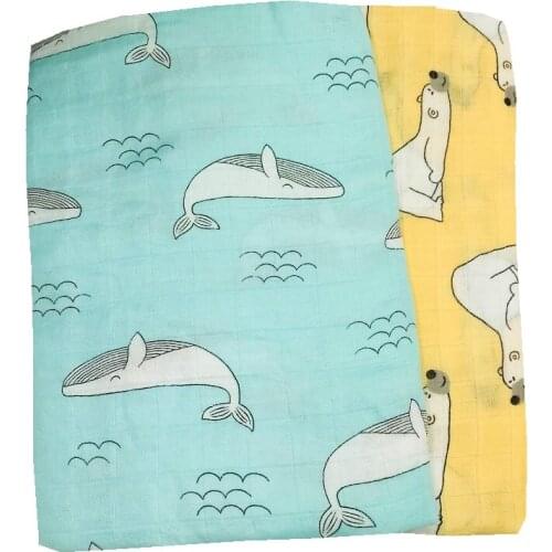 Ins Hot Bamboo Cotton Baby Blanket Bedding Swaddle Wrap For Newborn Gauze Muslin Blankets Soft Breathable Bedding