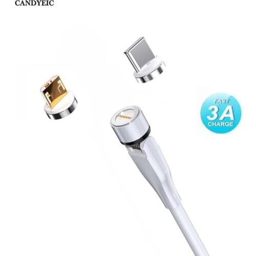CANDYEIC Magnetic Charging Charger Cable For vivo Y20s(G) Micro USB 2.0 Cable magnetic laces