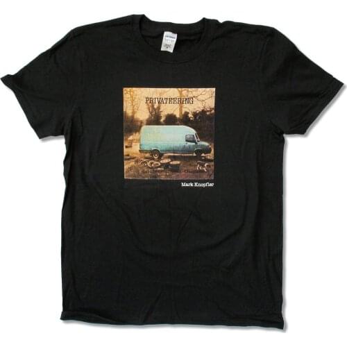 Mark Knopfler Van Tour 2013 Black T Shirt Privateering New Official Solo