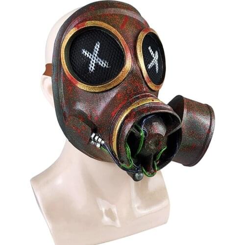 Halloween Retro Punk Style Mask Camouflage Outdoor Decorative Props 06