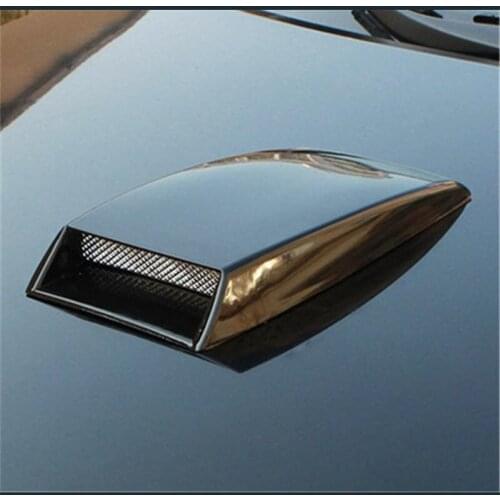 Air Vent Hood Simulation Air Vent Car Decoration Modified Air Intake Hood Plastic Sticker Fake Air Vent Universal for Honda VW