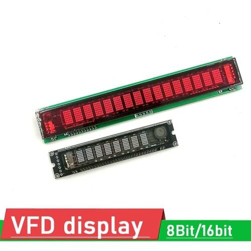 VFD Display Module 8-Bit 16-Bit Dot Matrix digital Display Module VFD Fluorescent Display Screen for Arduino C51 STM32