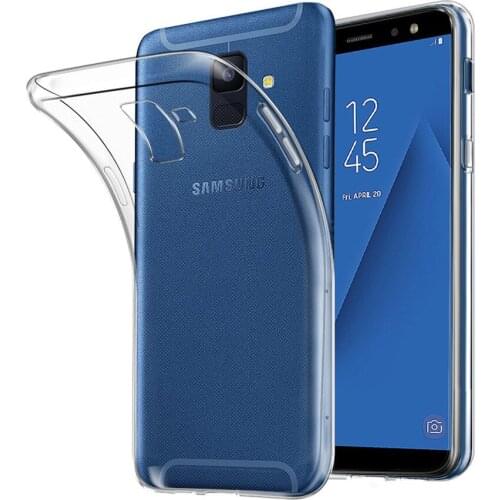 Soft Clear TPU Full Protection Phone Cases for Samsung Galaxy A6 A6Plus A6S 2018 GalaxyA6 Plus Silica Gel Transparent Back Cover