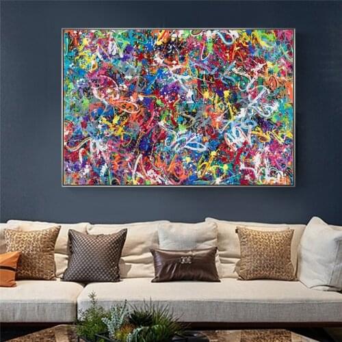 Wall Painting Abstract Oil Painting Wall Painting On Canvas Color Posters And prints Modern Art Home Decoration Frameless