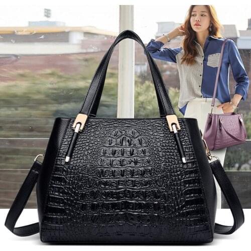 2021 New Leather PU Women Handbags High Quality Business Style Vintage Shoulder Bag Large Capacity Crossbody Bags For Women