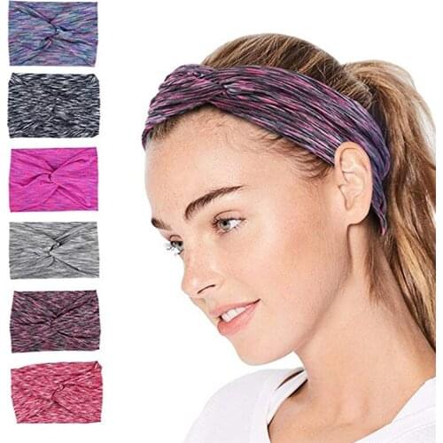 New 2019 High Quality Headband Criss Cross Hair Band Stretchy Headwraps Yoga Sweatband Running Sports Hairband For Women#292886