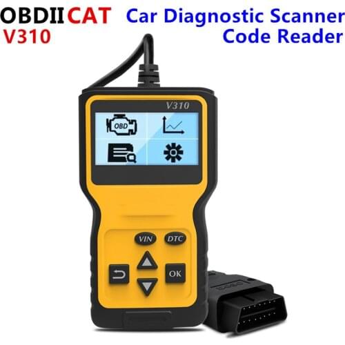 OBDIICAT V310 OBD2 Automotive Scanner Multi Language Live Data Read VIN Check Engine OBD 2 ODB2 Car Diagnostic Tool