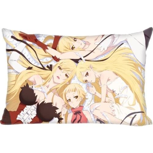 Rectangle Pillow Cases Hot Sale Monogatari Oshino Shinobu Anime Pillow Cover Home Textiles Decorative Double Sided Pillowcase
