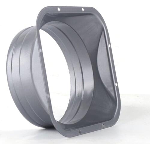 3-12inch ABS Flange Ducting Hose Connector Air Ventilation for Kitchen Hood Ventilator Pipe Connecting Exhaust Outlet