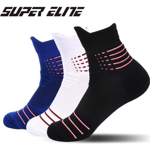 Super Elite Outdoor Sports Basketball Running Fitness Socks High Cotton Content Elastic Thickened Ergonomic Design Sportswear