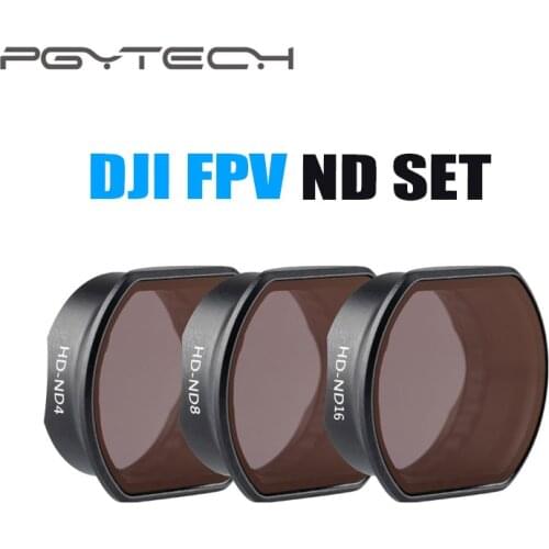 In Stock PGYTECH ND Filter Set For DJI FPV Combo Drone Professional Filter ND 4 8 16 Camera Filter for DJI FPV Combo Accessories