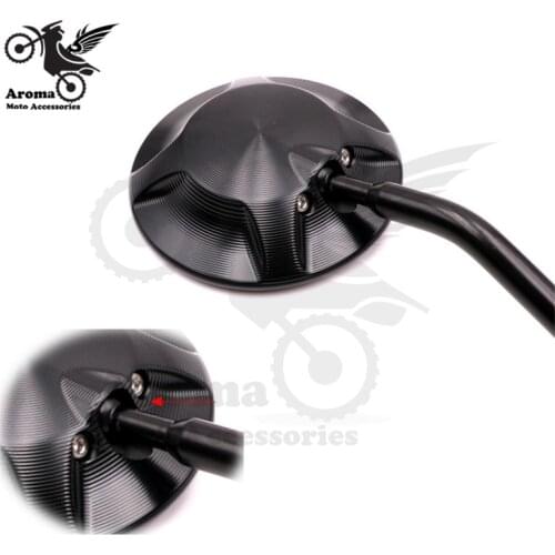 Top quality CNC round metal parts retro classic motorbike side mirror for honda msx 125 moto rear-view motorcycle accessories