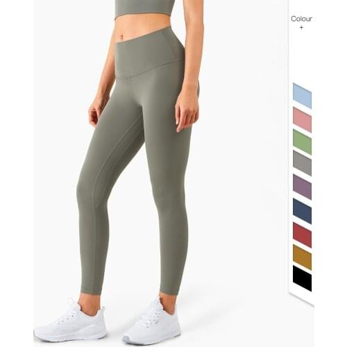 Hight Wist Yoga Pants Nudity Elastic Fitness Leggings Womens Sports Pants Push Up gym Leggings running Breathable Sport Women