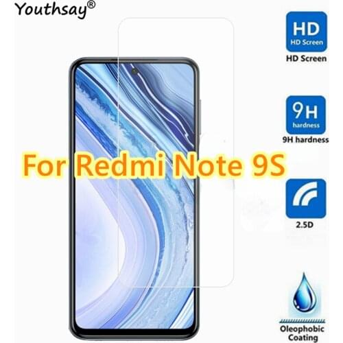 2PCS For Xiaomi Redmi Note 9S Glass For Xiaomi Redmi Note 9S Tempered Glass Screen Protector For Redmi Note 9S Glass Film