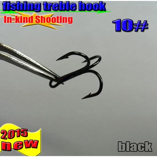 2020NEW Treble Fishing Hooks size:10#quantity: 1000pcs/lot High Quality size high-carbon steel
