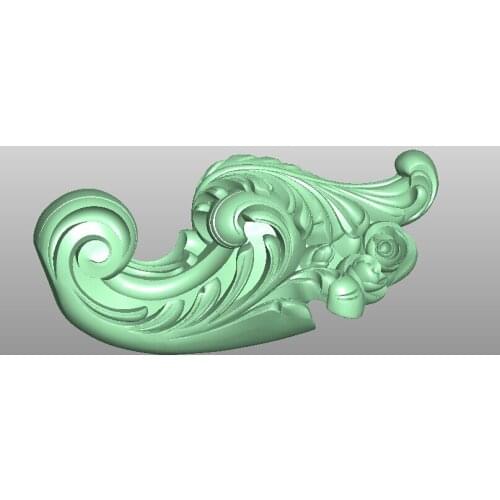 3D model STL format file for cnc router engraving furniture sofa cabinet chair leg pattern Artcam 651