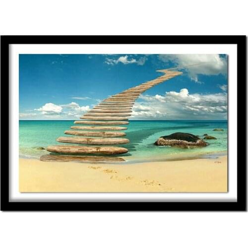 5d diy diamond pattern Cross Stitch diamond painting embroidery beads patterns stairway to Heaven picture of rhinestone AS716