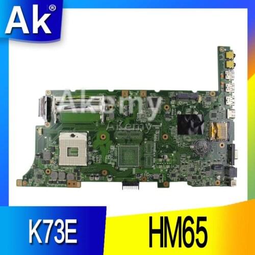 AK K73E/K73SD Laptop motherboard for ASUS K73E K73SD K73S K73SV K53SJ P73E Test original mainboard HM65