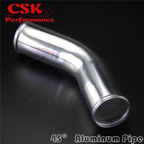 45 Degree 60mm 2.36" inch Aluminum Intercooler Intake Pipe Piping Tube hose