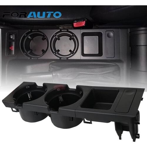 Car Center Console Water Cup Holder Car-styling Coin Tray Beverage Bottle Holder For Bmw 3 Series E46 318 320 325 330 1998-2006