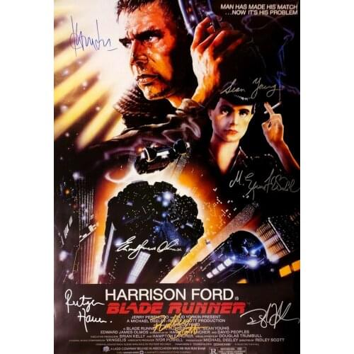 Blade Runner 2049 Movie Signed Art print Silk poster Home Wall Decor