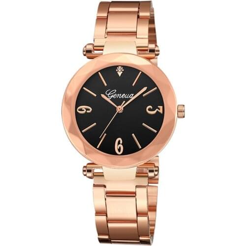 Women Watch Stainless Steel Business Quartz Clock Luxury Brand Female Student Watches Girl Dress Black Wrist Watch Reloj Mujer