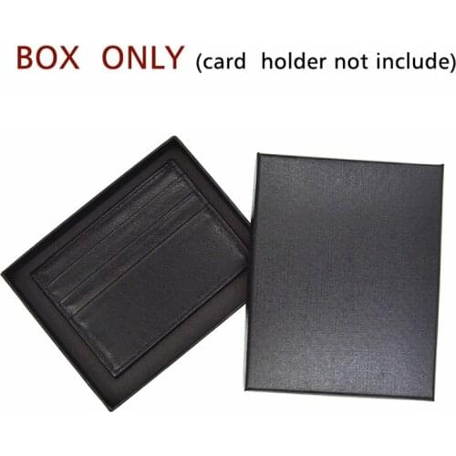 Black Hard Paper Gift Box for Card Holder