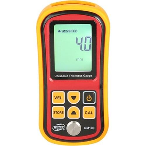GM130 Digital Ultrasonic Coating Paint Thickness Gauge tester 1.2 to 300MM Sound Velocity Meter medidor espesor pintura