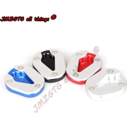For BMW S1000RR 2019 2020 2021 CNC Aluminum Alloy Motorcycle Side Stand PlateKickstand Extension Pad Enlarger