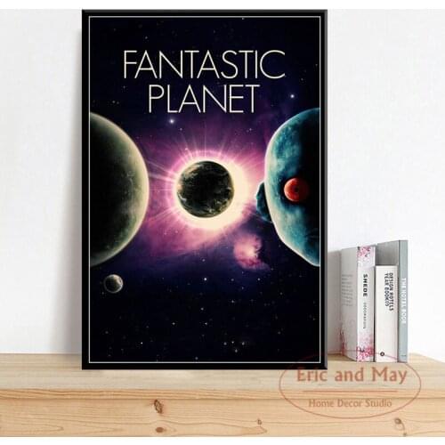 Fantastic Planet La Planete Sauvage Sci-fi Classic Movie Posters And Prints Canvas Painting Pictures On The Wall Home Decor