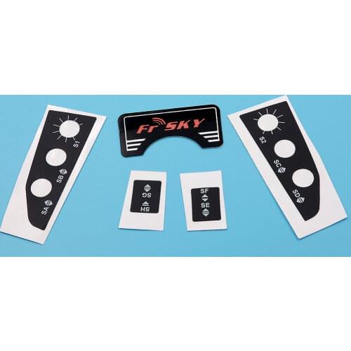 FRSKY TARANIS X9D/ X9D PLUS SPECIAL EDITON STICKER SET