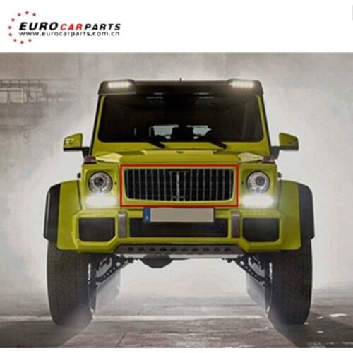 G wagon w463 front girlle fit for g class g500 g55 g65 g63 to 2018 year w463 mach style grille black and white color