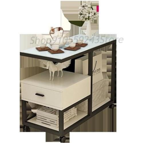 Customized Simple Sofa Side Cabinet Armrest Cabinet Storage Cabinet Side Table Corner Table European Style Living Room Movable S