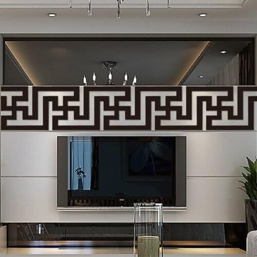 JM289S 70*77mm*10pcs a Bag Waistline Crystal Acrylic Mirror Self Adhesive Wall Sticker