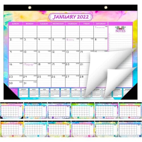 2021-2022 Desk Calendar - 18 Months Large Monthly Desk Calendar, July 2021 - December 2022 Hanging Calendar For Office