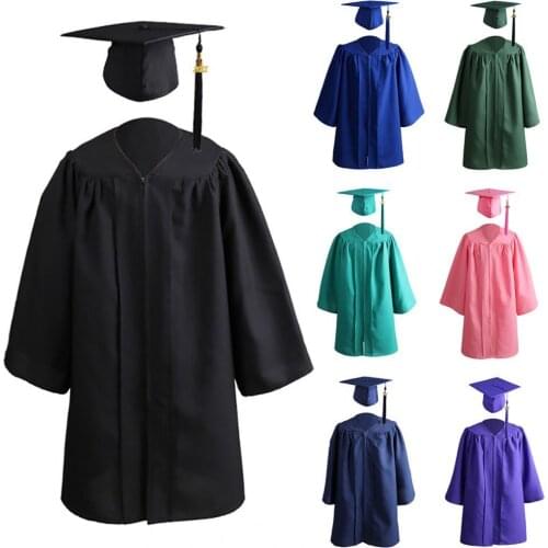 Graduation Suit Exquisite Significant Smooth Children School Graduation Suit for Gift