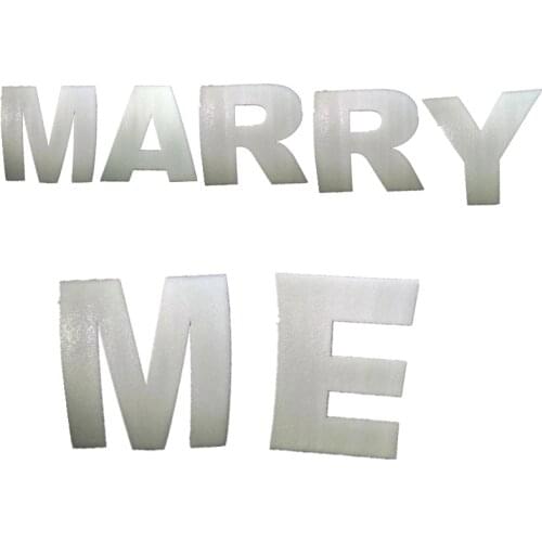 Creative 30cm Large Foam Letter Words DIY White Sponge A-Z 26 Word Art Craft Jewelry Display Tool Alphabet Name Letter Combine