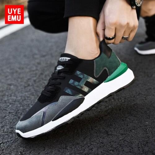 UYEEMU Mens Shoes 2021 New Summer Youth Sports Breathable Mesh Student Casual Lightweight Damping Running Shoes Size 39-44 #D01