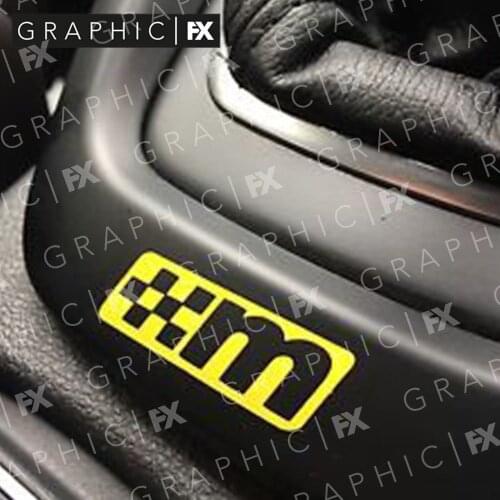 For x8 Mountune Tuning RS Logo Gear Knob Surround Decals - Stickers