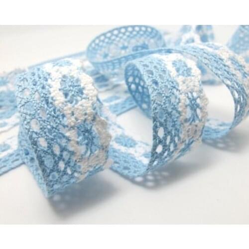 CLEARANCE|5 Yards 1 Inch Cotton Crocheted Floral Lace Trim|Hair Supplies|Sewing Supplies|Craft|DIY|Scrapbooking|Lace