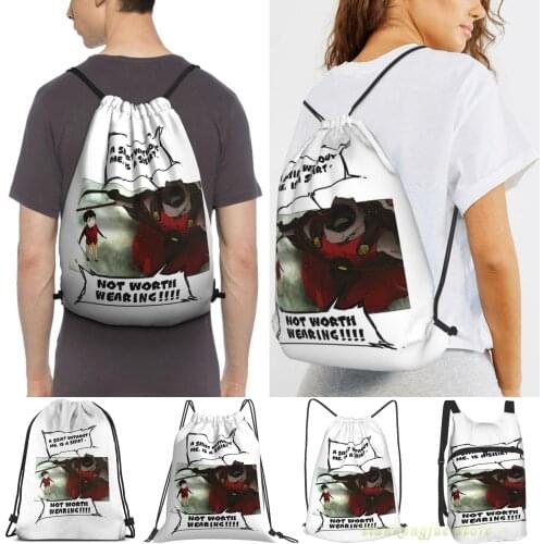 Rak Tower Of God A Shirt Without Me Is A Shirt Not Worth Wearing Men Travel Sports Gym Bag Women Backpack Drawstring Bags