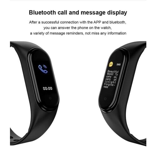 M5 Smart Watch Bluetooth Watch Play Music Wristwatch Fitness Activity Tracker Sport Alarm Waterproof Watch for IOS Android