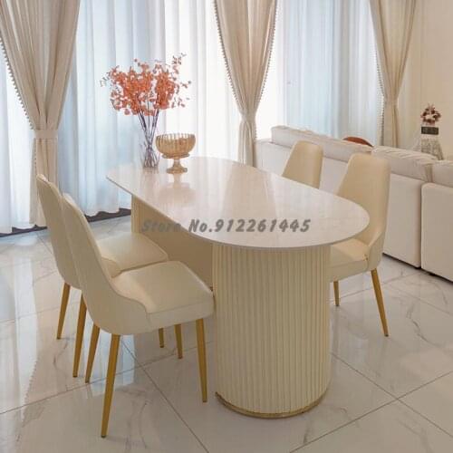 Dining chair light luxury home small apartment simple modern designer net red leather soft bag high-end casual dining chair