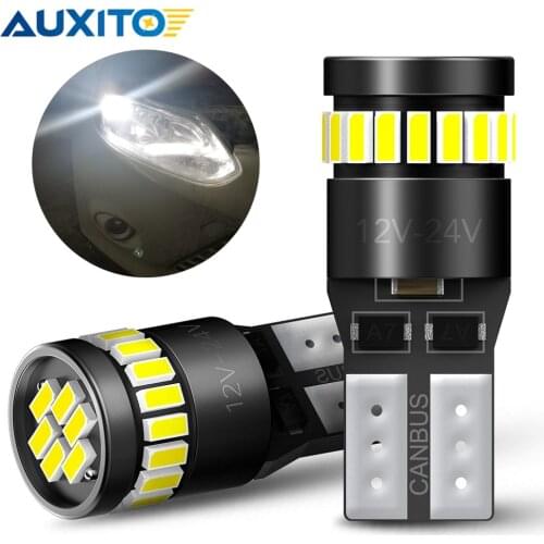 2Pcs W5W LED T10 Led Lamp 168 194 Canbus No Error Clearance License Plate Lamp 6000K White 12V Car Signal Lights for Mazda 3 6 2