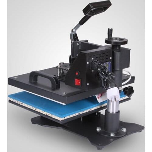 5 in 1 T Shirt Heat Press Machine Sublimation T-shirt mug cap Plate in germany supermarket
