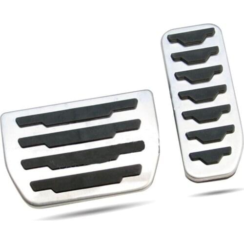 Nulla Stainless Steel Fual Gas Brake Pedals Accelerator For Jaguar XE F-PACE Land Range Rover Evoque 2012 2013 2014 Accessories