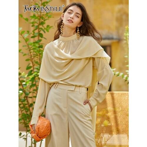 TWOTWINSTYLE Yellow Blouses