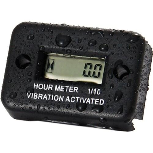 Waterproof Vibration Wireless Hour Meter for Gas Diesel Engine and Electric Motor Lawn Mower Chain Saw Tractor Truck HM016